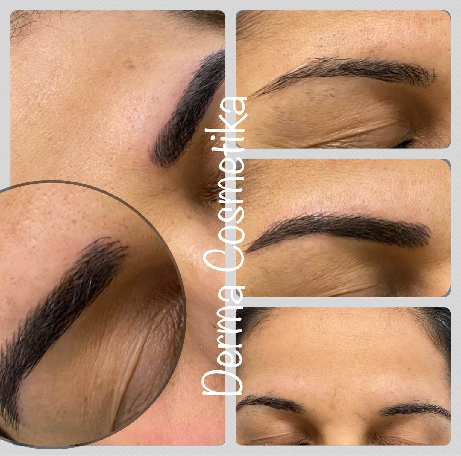 Cosmetic tattoo before after